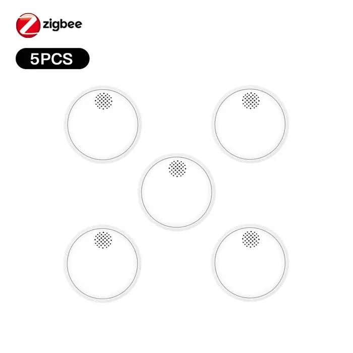 MOES ZigBee détecteur de fumée sans fil intelligent incendie 85dB alarme sonore sirène capteur Protection de sécurité