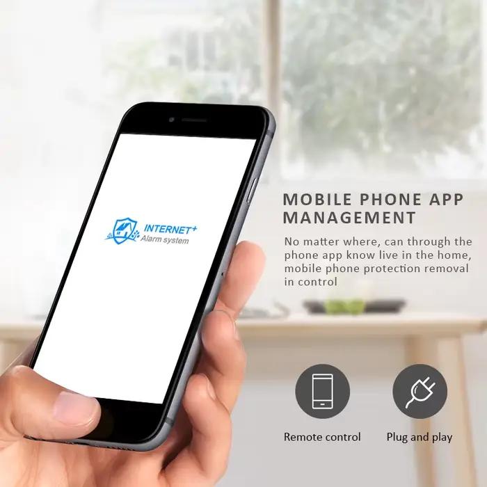 Panneau de Contrôle d'Alarme Focus Meian ST-IIIB avec Ecran Tactile et Contrôle Via Application pour Sécurité Maison et Entreprise Français Anglais