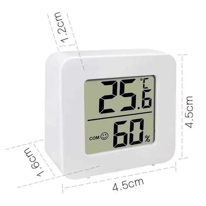 Therye.com-Hygromètre numérique LCD, intérieur, pièce, électronique, température, humidité, capteur,