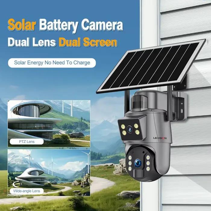LS cigUBOX-Caméra de surveillance solaire 4G