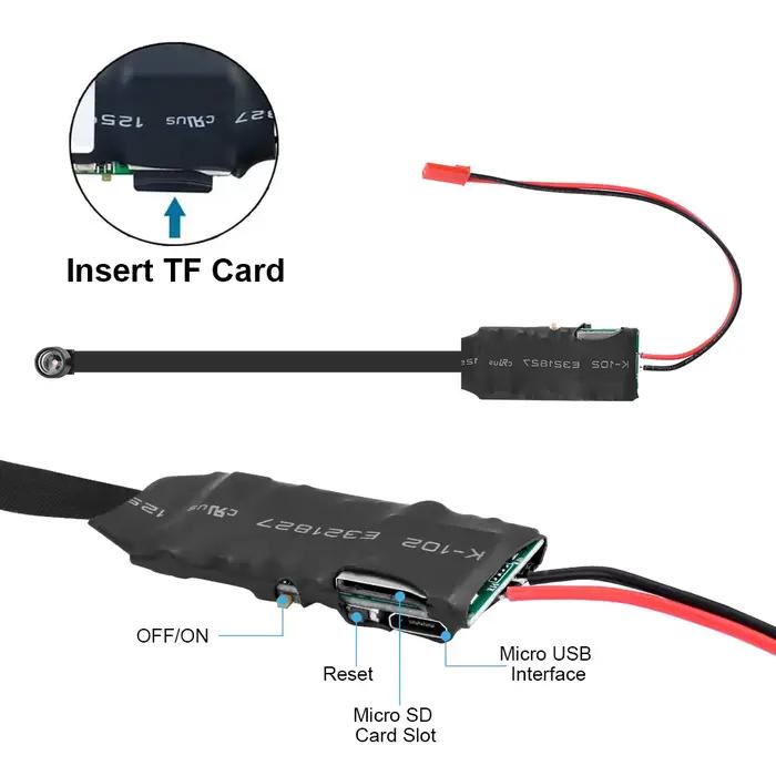 HD 1080P bricolage Portable 4K WiFi IP Mini caméra détection de mouvement vue à distance P2P sans fil Micro caméscope enregistrement en boucle
