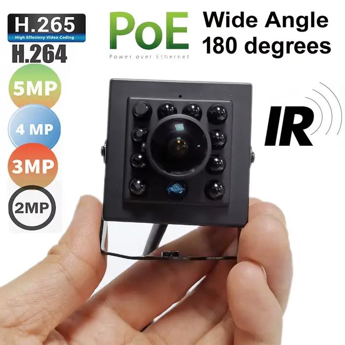 4K Ultra HD nid d'oiseau utilisation de voiture POE caméra Ip P2P 4MP 5MP 8MP 940NM IR Led nuit POE Mini CCTV sécurité