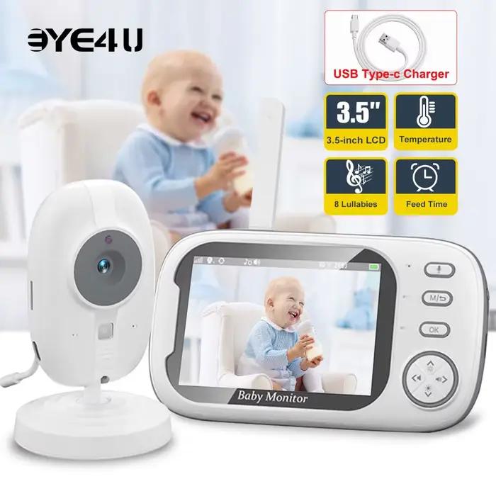 Caméra de surveillance vidéo 3.5 pouces avec vision nocturne 2.4G Mother Kid 2 Way Audio Talk