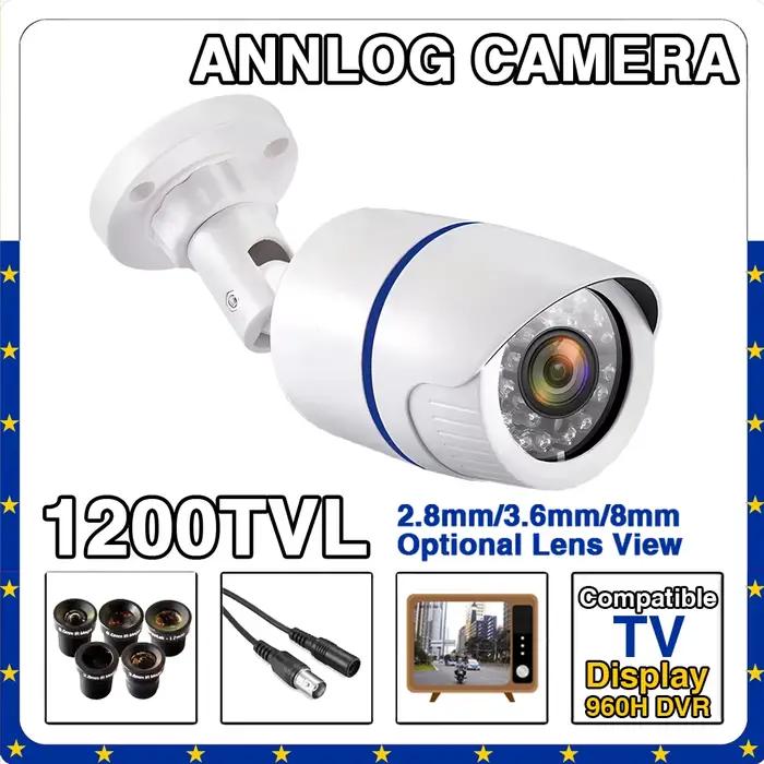 Caméra de surveillance analogique HD 1200TVL avec vision nocturne IR, étanche IP66, mini caméra de s