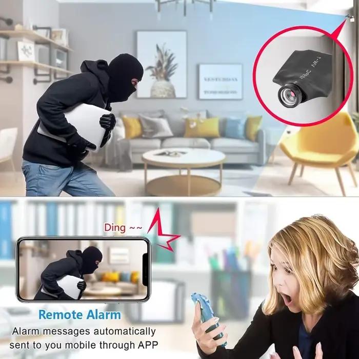 Caméra IP CUGUU Mini Caméra de Surveillance avec Détection de Mouvement pour Maison Bureau et Moniteur de Sommeil de Bébé Occasions Spéciales
