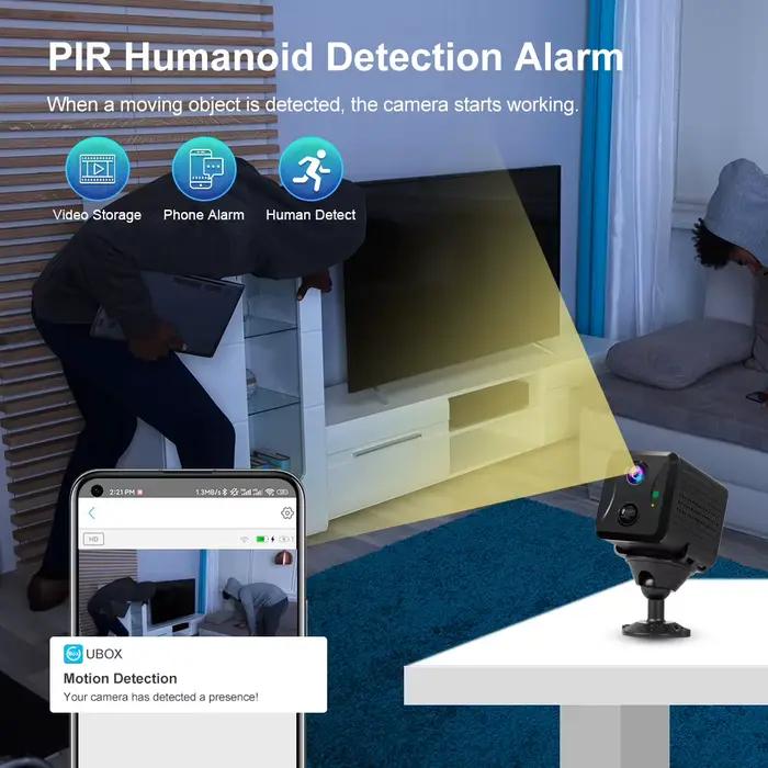 LS VISION Mini Caméra 4g Sim Cctv 5mp Caméras De Surveillance À Domicile Wifi