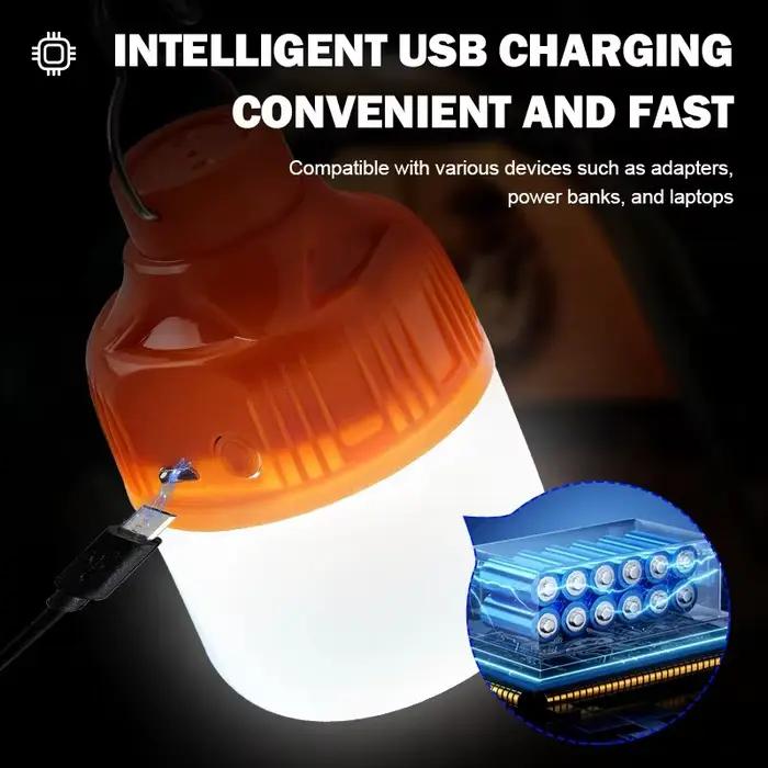 Ampoules LED rechargeables par USB pour l'extérieur