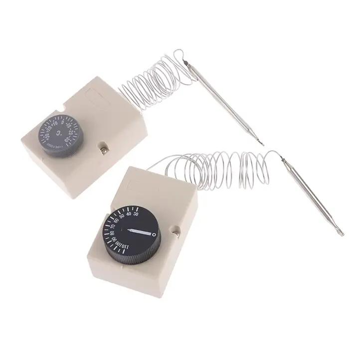 Thermostat capillaire à interrupteur mécanique de température 50-300°C 0-60°C 0-50°C 0-40°C 30-110°C -30-30°C pour bouton d'appareil électrique
