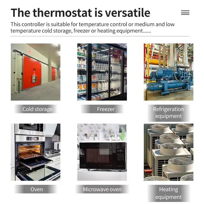 3010/EK-3020/EK-3030 LED Thermostat numérique régulateur de température thermorégulateur réfrigération dégivrage alarme