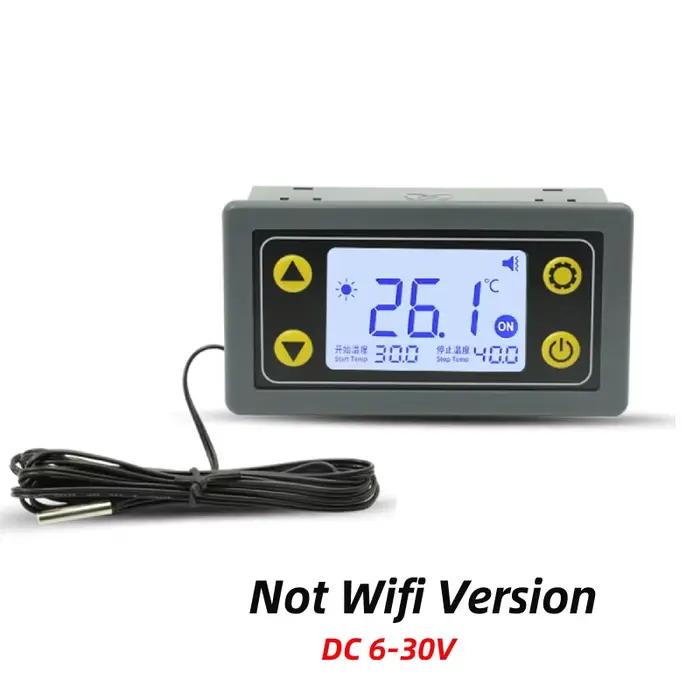 Contrôleur de température numérique LCD, interrupteur intelligent, télécommande Wifi entièrement aut