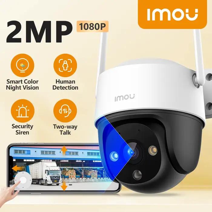 Caméra de sécurité IMOU Cruiser SE+ avec zoom numérique 8x, vision nocturne couleur, suivi intelligent et résistance aux intempéries pour la surveillance de la maison et du jardin