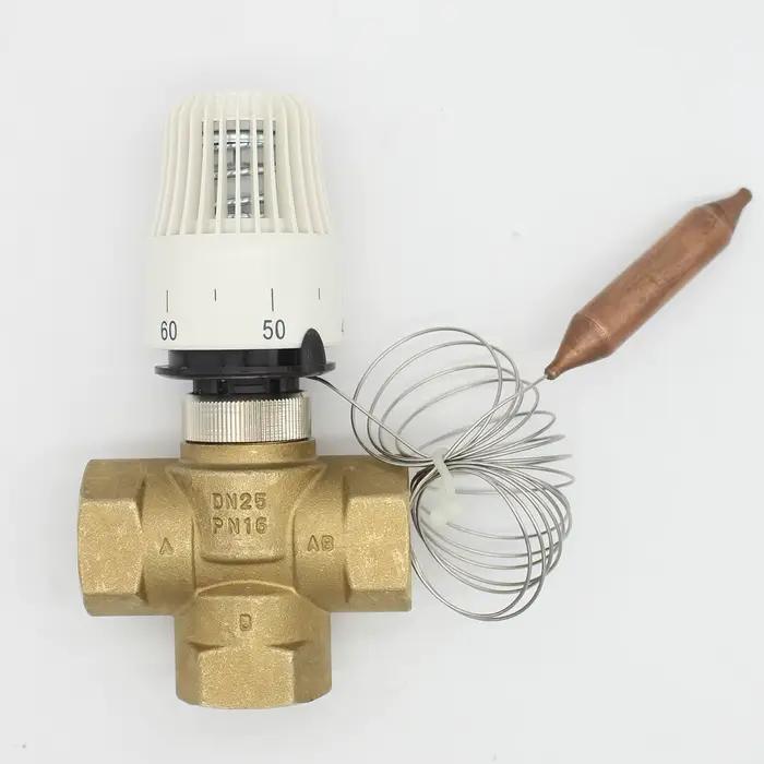 Vanne de radiateur thermostatique M30 * 1.5, contrôle à distance de 30 à 70 degrés, système de chauf