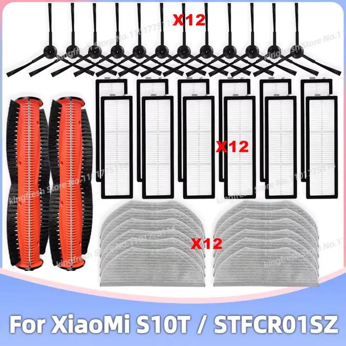 Pièces de rechange pour aspirateur Robot XiaoMi S10T STFCR01SZ, accessoires, brosse latérale à roule