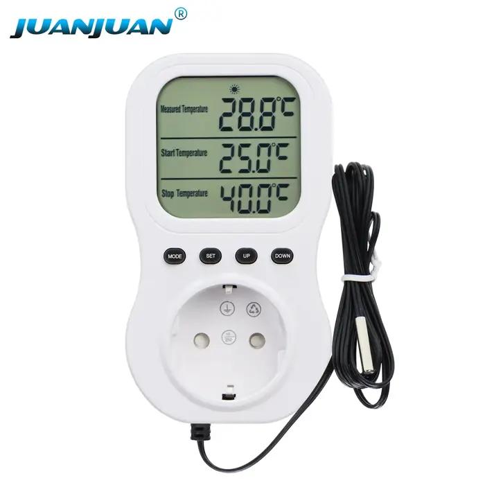 Thermostat intelligent LCD minuterie numérique prise multifonction régulateur de température interrupteur chauffage