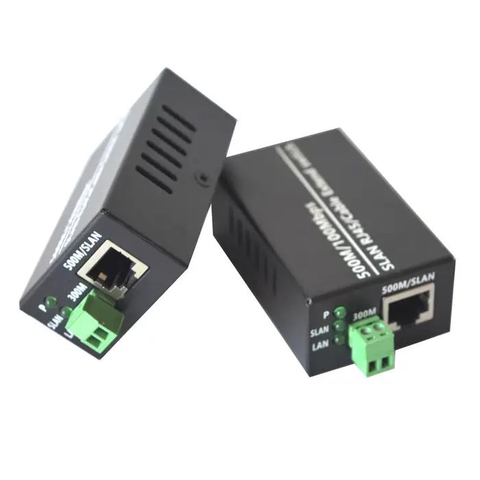 Convertisseur Ethernet à paire torsadée pour caméras réseau HD 720P à 1080P et jusqu'à 5MP jusqu'à 2 kilomètres distance de transmission sans fil pour surveillance efficace