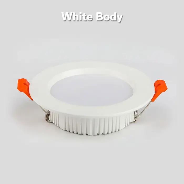 10 pièces LED Downlight 12W 15W 18W 9W AC220V 5W 7W 110V Spot encastré épais en aluminium éclairage chambre cuisine inté