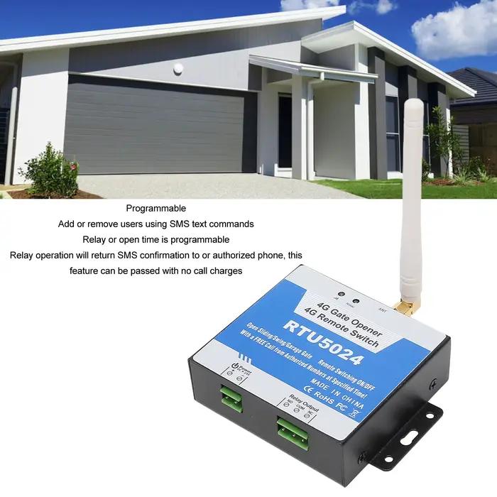 Ouvre-porte RTU5024 4G SMS alarme intelligente ouvre-porte avec reconnaissance d'identification télécommande WiFi vert armée pour maison sécurité confort occasionnels