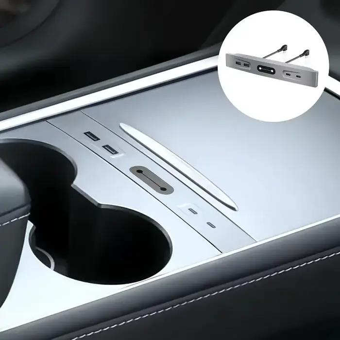 Station de charge rapide 27W pour Tesla Model 3 Model Y 2021 2022 2023