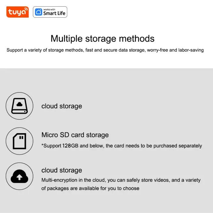 Tuya – caméra de sécurité intérieure intelligente HD 3MP
