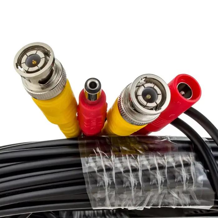 Câble vidéo BNC pour système de caméra DVR CCTV câble tout-en-un pour surveillance de sécurité installation simplifiée maison et entreprise occasions spéciales