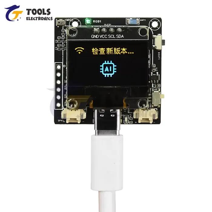 Module d'assistant vocal intelligent ESP32-C3 avec écran OLED 0.96 pouces pour projets de robotique et développement avancé en électronique