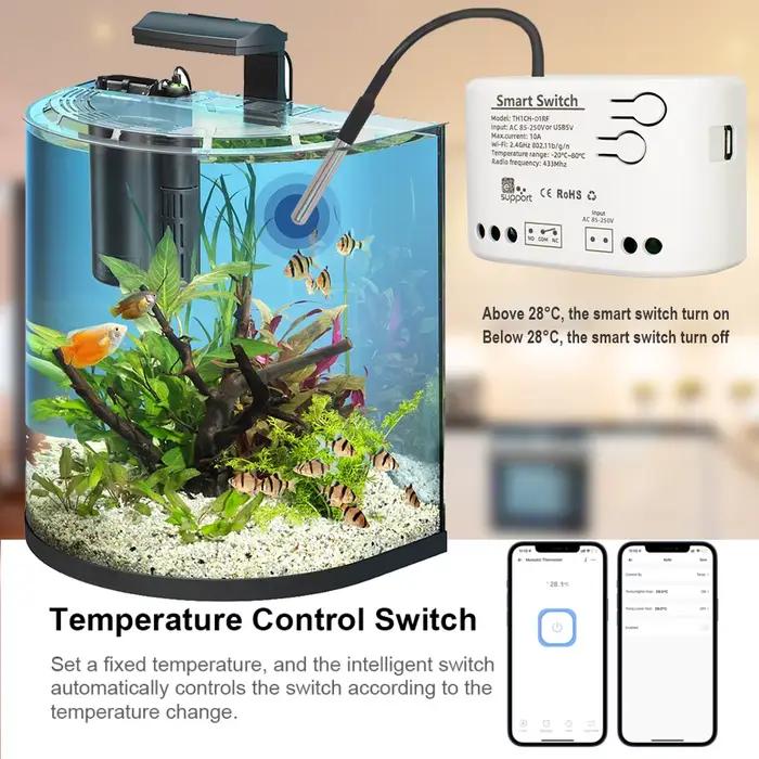 Commutateur de température intelligent WiFi avec moniteur de consommation d'énergie