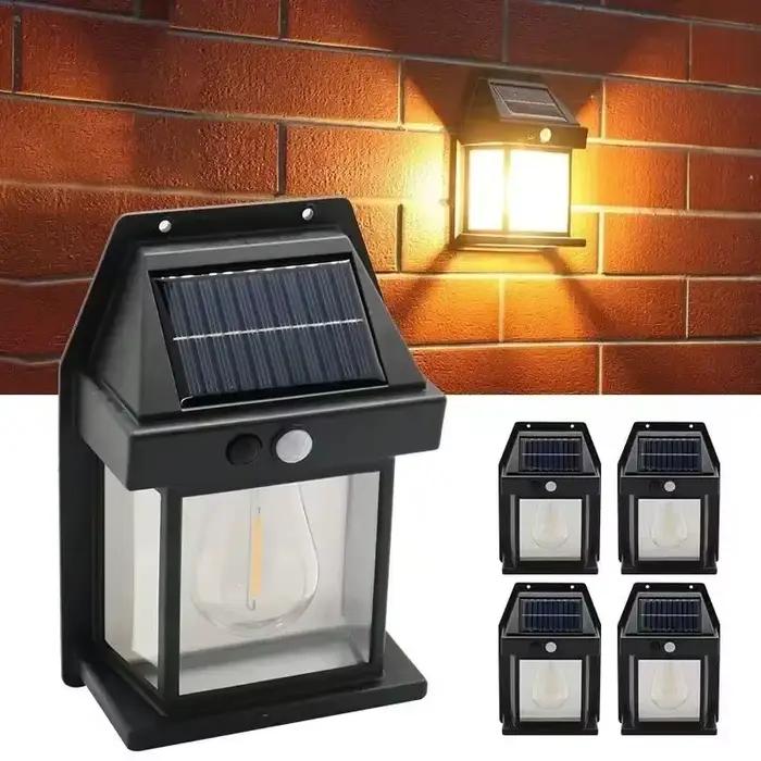 Lampe solaire extérieure puissante jardin lampadaire à énergie