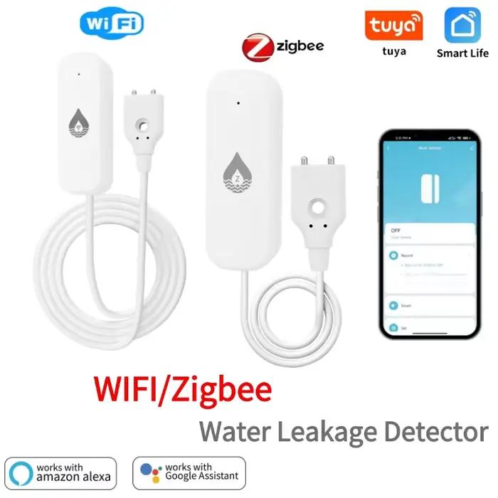 Détecteur de fuite d'eau WiFi/Zigbee sur le sol et les murs