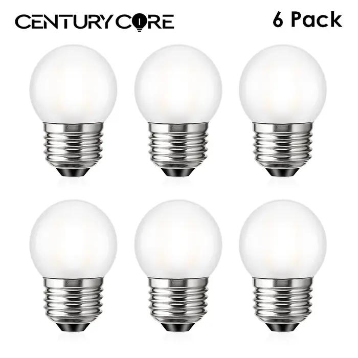 Ampoule Edison G40 LED E27 Blanc Chaud Verre Dépoli Globe Remplaçable Pendentif Lustre Chaîne Lumière Lampe à Filament Occasions Spéciales