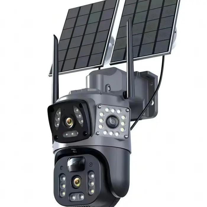 Caméra solaire wifi V360PRO trois yeux et deux images