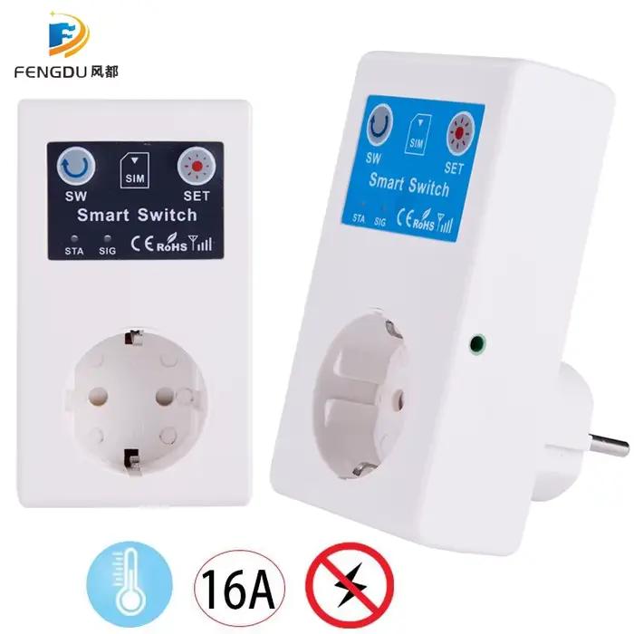 Prise de courant intelligente GSM 220V 16A