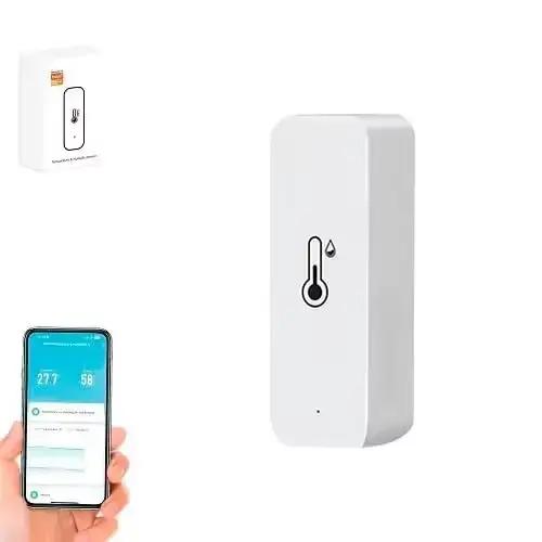 Capteur de température et d'humidité pour maison intelligente Tuya Zigbee, avec application, moniteu
