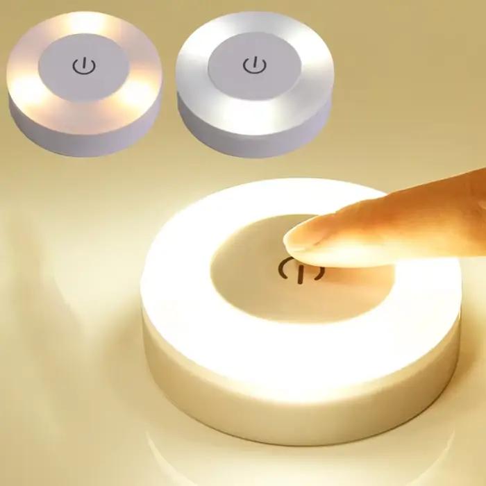 Veilleuse LED rechargeable par USB portable pour éclairage salon chambre bambins ambiances douces occasions spéciales recharge USB polyvalente ABS PC LED bleu marron orange