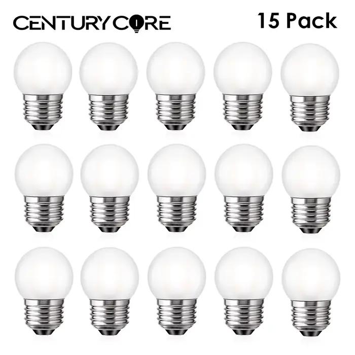 Edison G40 Led E27 ampoule 220V E26 1.5W blanc chaud verre dépoli Globe remplaçable pendentif lustre