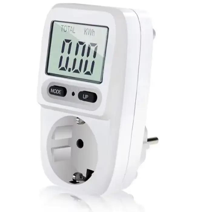 Compteur de puissance électrique 220V, wattmètre LCD, prise de compteur d'énergie, testeur électriqu