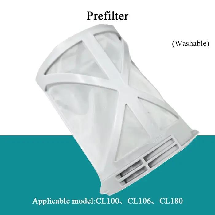 Sac de collecte de poussière dawupine avec filtre HEPA pour aspirateurs Makita CL100 CL102 CL104 CL106 CL107 CL180 CL182 DCL180 DCL181 DCL280 DCL281 occassions spéciales pièces d'aspirateur
