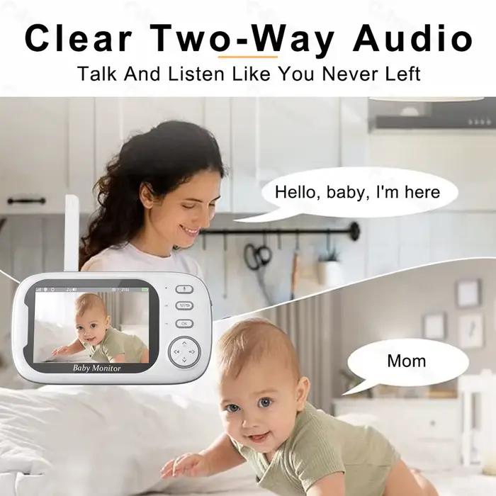 Cdycam nouveau 3.5 pouces sans fil vidéo bébé moniteur Vision nocturne surveillance de la température 2 voies Audio