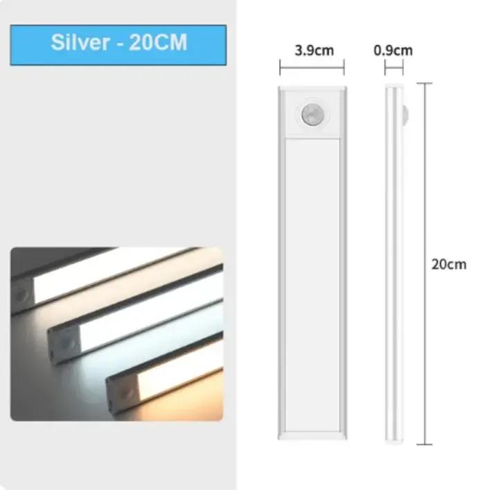 Veilleuse Magnétique LED Alu Sous Armoire Lumières Bleu Clair Blanc Couleur Occasions Spéciales