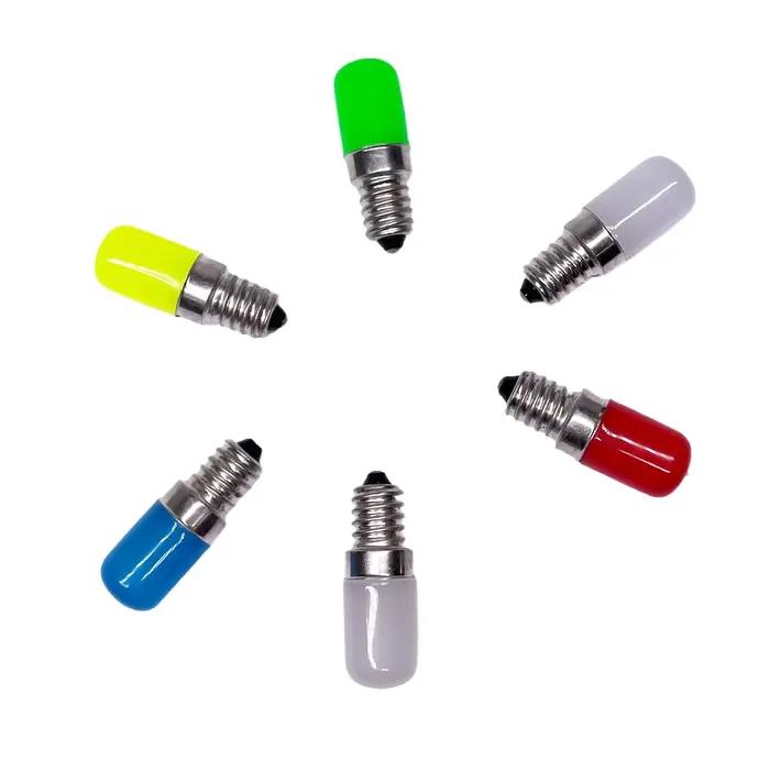 Ampoule LED Colorée Mini T18 Pour Réfrigérateur Congélateur Salon Occasions Spéciales Blanc Froid Chaud Rouge Vert Bleu Jaune
