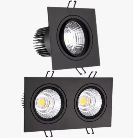 Spot lumineux encastrable avec technologie COB Led, éclairage à intensité réglable, Spot lumineux de