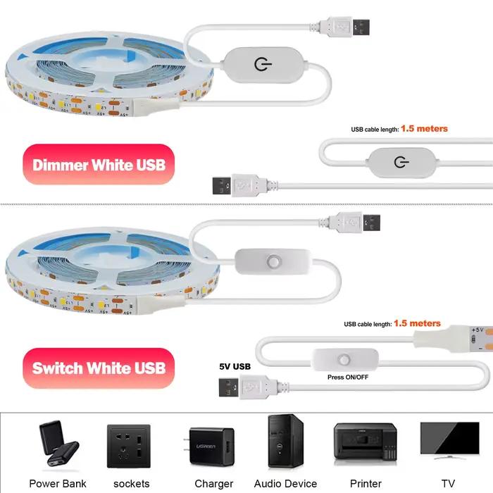 Bande lumineuse LED USB étanche