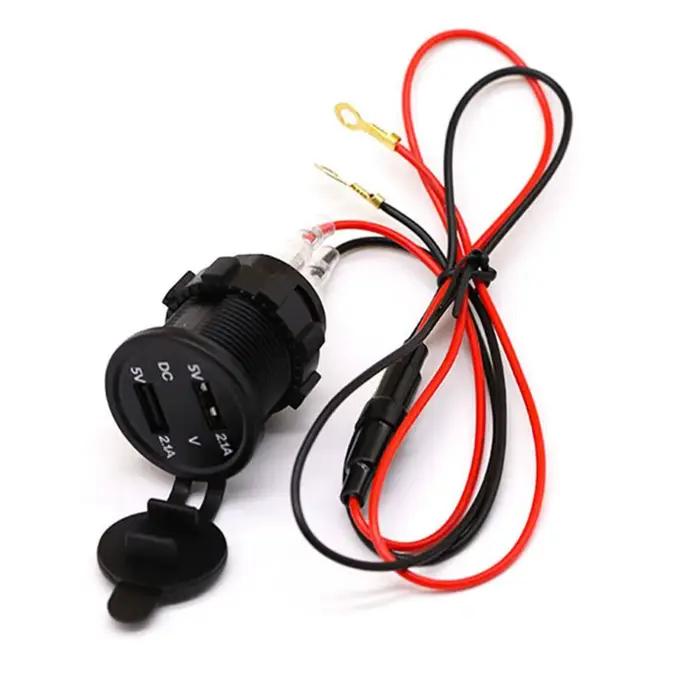 Adaptateur de prise de courant à double Ports USB