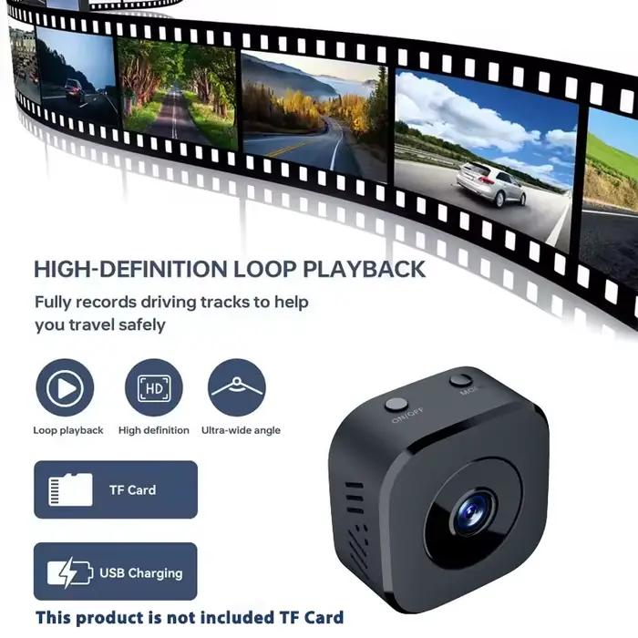 Caméra de sécurité 4K Mini Vision nocturne polychrome