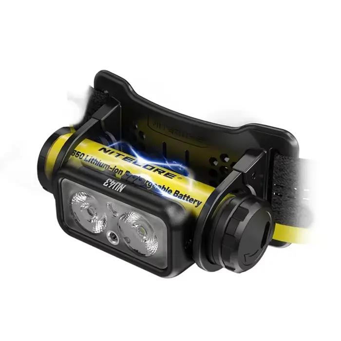 NITECORE NU43 1400Lumens batterie de lampe frontale Rechargeable intégrée 3.400mAh Li-ion batterie f