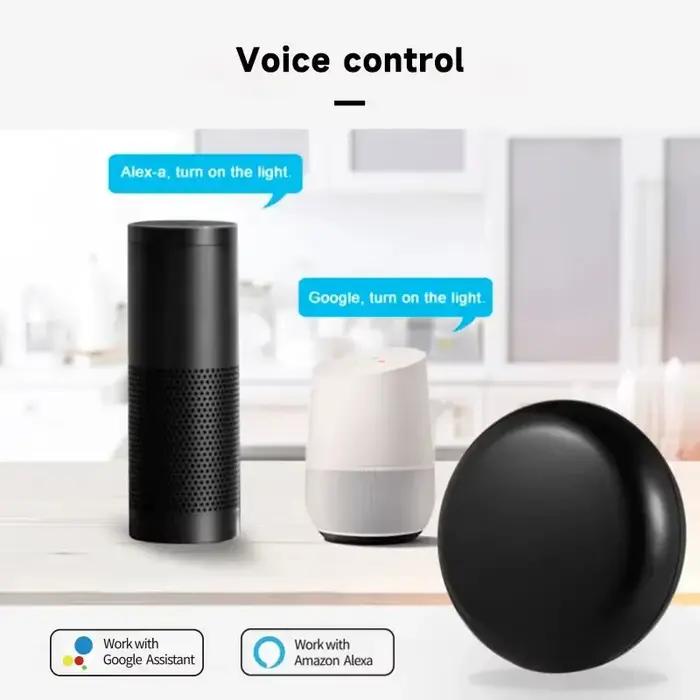 Tuya WiFi IR télécommande maison intelligente contrôleur infrarouge universel pour Alexa Google protection de sécurité à domicile domotique