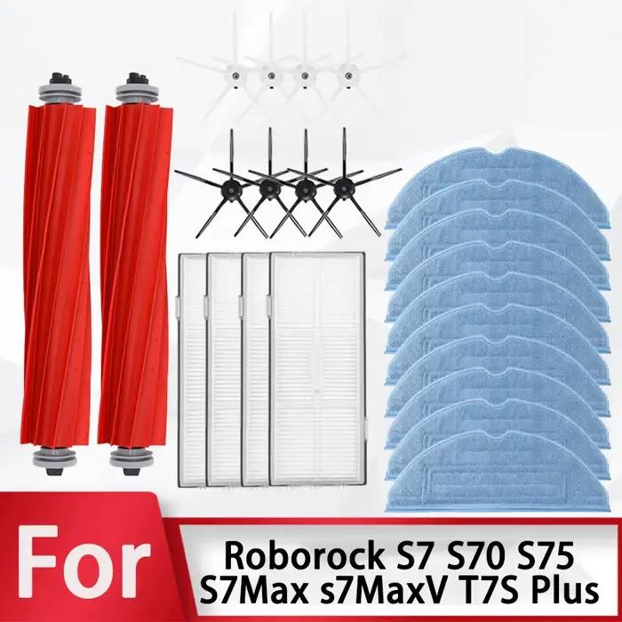 Pièces de rechange pour aspirateur robot Roborock S7, S70, S75, S7Max, s7MaxV, T7S Plus, brosse prin