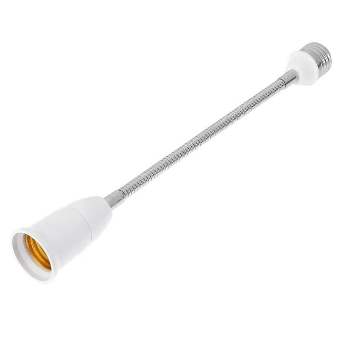 Prolongateur flexible de douille d'ampoule de base de lampe LED, convertisseur de support de lumière