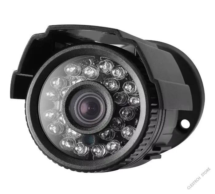 1200TVL HD CVBS caméra de vidéosurveillance analogique Compatible TV Mini extérieur IP66 étanche avec Vision nocturne IR-CUT Audio configuration rapide Simple