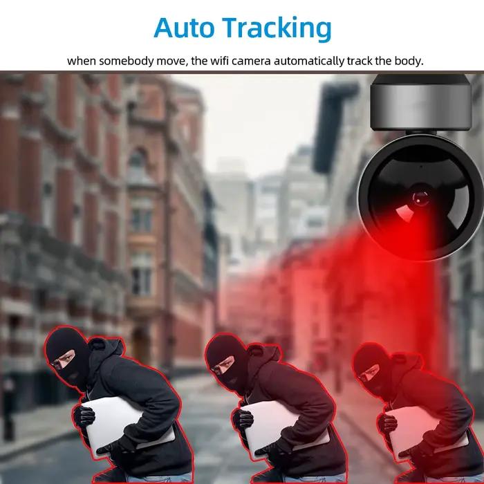 Tuya 5MP WIFI PTZ caméra de sécurité intérieure AI humain suivi automatique sans fil CCTV Surveillance