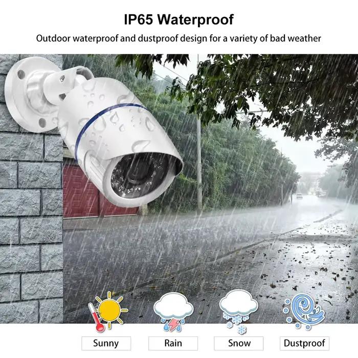 Gadinan AHD caméra 720P 1080P 5MP Surveillance de sécurité analogique haute définition IR Vision nocturne CCTV extérieur étanche maison Cam